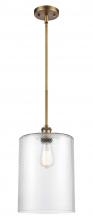  516-1S-BB-G112-L - Cobbleskill - 1 Light - 9 inch - Brushed Brass - Mini Pendant