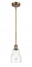  516-1S-BB-G394 - Ellery - 1 Light - 5 inch - Brushed Brass - Mini Pendant