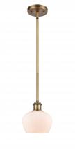  516-1S-BB-G91 - Fenton - 1 Light - 7 inch - Brushed Brass - Mini Pendant