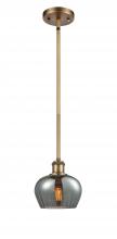 Innovations Lighting 516-1S-BB-G93-LED - Fenton - 1 Light - 7 inch - Brushed Brass - Mini Pendant
