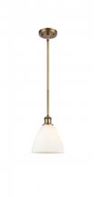 Innovations Lighting 516-1S-BB-GBD-751-LED - Bristol - 1 Light - 8 inch - Brushed Brass - Mini Pendant