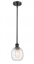  516-1S-BK-G1013 - Belfast - 1 Light - 6 inch - Matte Black - Mini Pendant