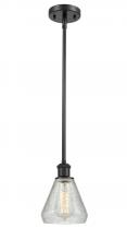  516-1S-BK-G275 - Conesus - 1 Light - 6 inch - Matte Black - Mini Pendant