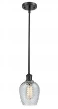  516-1S-BK-G292 - Salina - 1 Light - 6 inch - Matte Black - Mini Pendant