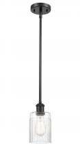  516-1S-BK-G342 - Hadley - 1 Light - 5 inch - Matte Black - Mini Pendant