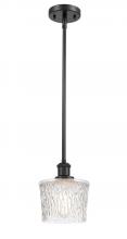  516-1S-BK-G402 - Niagara - 1 Light - 7 inch - Matte Black - Mini Pendant