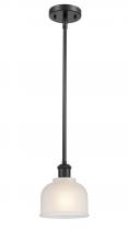  516-1S-BK-G411 - Dayton - 1 Light - 6 inch - Matte Black - Mini Pendant