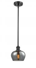 Innovations Lighting 516-1S-BK-G93-LED - Fenton - 1 Light - 7 inch - Matte Black - Mini Pendant