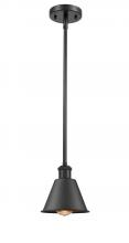 Innovations Lighting 516-1S-BK-M8-LED - Smithfield - 1 Light - 7 inch - Matte Black - Mini Pendant