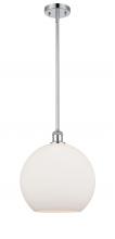  516-1S-PC-G121-12-LED - Athens - 1 Light - 12 inch - Polished Chrome - Mini Pendant