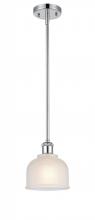  516-1S-PC-G411 - Dayton - 1 Light - 6 inch - Polished Chrome - Mini Pendant