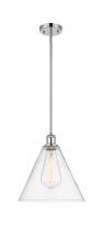  516-1S-PC-GBC-122 - Berkshire - 1 Light - 12 inch - Polished Chrome - Mini Pendant