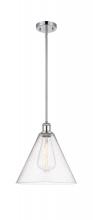  516-1S-PC-GBC-124 - Berkshire - 1 Light - 12 inch - Polished Chrome - Mini Pendant