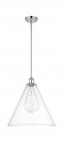  516-1S-PC-GBC-162 - Berkshire - 1 Light - 16 inch - Polished Chrome - Pendant