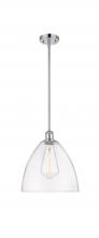  516-1S-PC-GBD-122 - Bristol - 1 Light - 12 inch - Polished Chrome - Mini Pendant