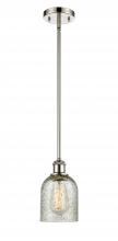  516-1S-PN-G259 - Caledonia - 1 Light - 5 inch - Polished Nickel - Mini Pendant