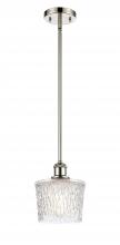  516-1S-PN-G402 - Niagara - 1 Light - 7 inch - Polished Nickel - Mini Pendant