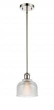 Innovations Lighting 516-1S-PN-G412-LED - Dayton - 1 Light - 6 inch - Polished Nickel - Mini Pendant