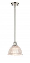  516-1S-PN-G422 - Arietta - 1 Light - 8 inch - Polished Nickel - Mini Pendant