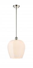  516-1S-PN-G461-12 - Norfolk - 1 Light - 12 inch - Polished Nickel - Mini Pendant