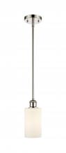  516-1S-PN-G801 - Clymer - 1 Light - 4 inch - Polished Nickel - Mini Pendant