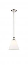  516-1S-PN-GBC-81-LED - Berkshire - 1 Light - 8 inch - Polished Nickel - Mini Pendant