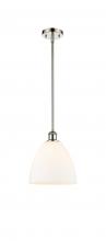  516-1S-PN-GBD-91-LED - Bristol - 1 Light - 9 inch - Polished Nickel - Mini Pendant