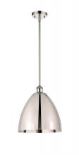  516-1S-PN-MBD-12-PN - Bristol - 1 Light - 12 inch - Polished Nickel - Pendant