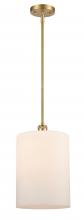  516-1S-SG-G111-L - Cobbleskill - 1 Light - 9 inch - Satin Gold - Mini Pendant