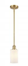  516-1S-SG-G801 - Clymer - 1 Light - 4 inch - Satin Gold - Mini Pendant