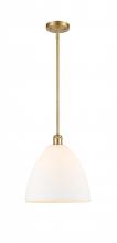  516-1S-SG-GBD-121 - Bristol - 1 Light - 12 inch - Satin Gold - Mini Pendant