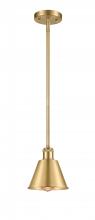  516-1S-SG-M8 - Smithfield - 1 Light - 7 inch - Satin Gold - Mini Pendant