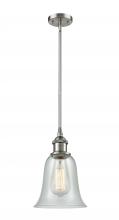  516-1S-SN-G2812 - Hanover - 1 Light - 6 inch - Brushed Satin Nickel - Mini Pendant