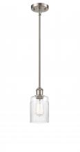  516-1S-SN-G342 - Hadley - 1 Light - 5 inch - Brushed Satin Nickel - Mini Pendant