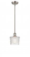  516-1S-SN-G402 - Niagara - 1 Light - 7 inch - Brushed Satin Nickel - Mini Pendant