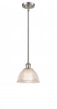  516-1S-SN-G422 - Arietta - 1 Light - 8 inch - Brushed Satin Nickel - Mini Pendant