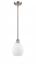  516-1S-SN-G81-LED - Eaton - 1 Light - 6 inch - Brushed Satin Nickel - Mini Pendant