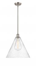  516-1S-SN-GBC-164 - Berkshire - 1 Light - 16 inch - Brushed Satin Nickel - Pendant