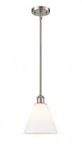  516-1S-SN-GBC-81 - Berkshire - 1 Light - 8 inch - Brushed Satin Nickel - Mini Pendant