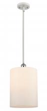  516-1S-WPC-G111-L-LED - Cobbleskill - 1 Light - 9 inch - White Polished Chrome - Mini Pendant