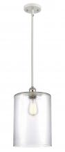  516-1S-WPC-G112-L - Cobbleskill - 1 Light - 9 inch - White Polished Chrome - Mini Pendant