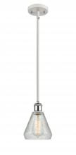  516-1S-WPC-G275 - Conesus - 1 Light - 6 inch - White Polished Chrome - Mini Pendant