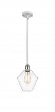  516-1S-WPC-G652-8 - Cindyrella - 1 Light - 8 inch - White Polished Chrome - Mini Pendant