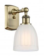  516-1W-AB-G441 - Brookfield - 1 Light - 6 inch - Antique Brass - Sconce