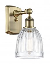  516-1W-AB-G442 - Brookfield - 1 Light - 6 inch - Antique Brass - Sconce