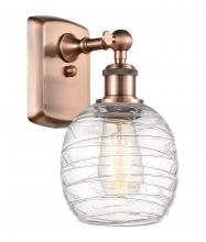  516-1W-AC-G1013 - Belfast - 1 Light - 6 inch - Antique Copper - Sconce