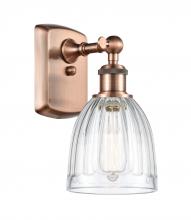  516-1W-AC-G442 - Brookfield - 1 Light - 6 inch - Antique Copper - Sconce