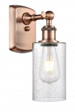  516-1W-AC-G804 - Clymer - 1 Light - 4 inch - Antique Copper - Sconce