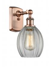  516-1W-AC-G82 - Eaton - 1 Light - 6 inch - Antique Copper - Sconce