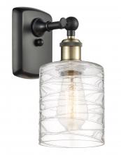 Innovations Lighting 516-1W-BAB-G1113-LED - Cobbleskill - 1 Light - 5 inch - Black Antique Brass - Sconce